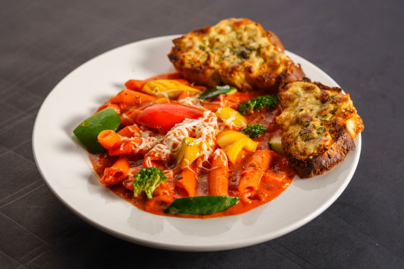 Penne Arrabiata spicy tomato pasta
