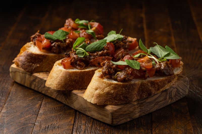 Bruschetta fresh tomato starter
