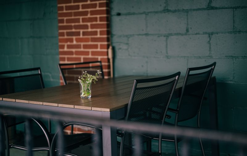 Pizza inn restaurant interior with warm ambiance