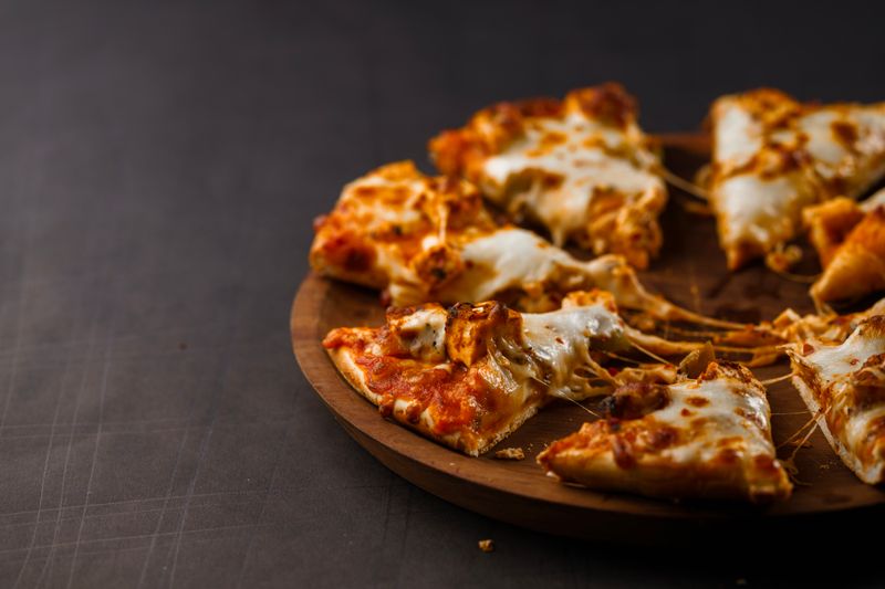 Truffle Mushroom white pizza